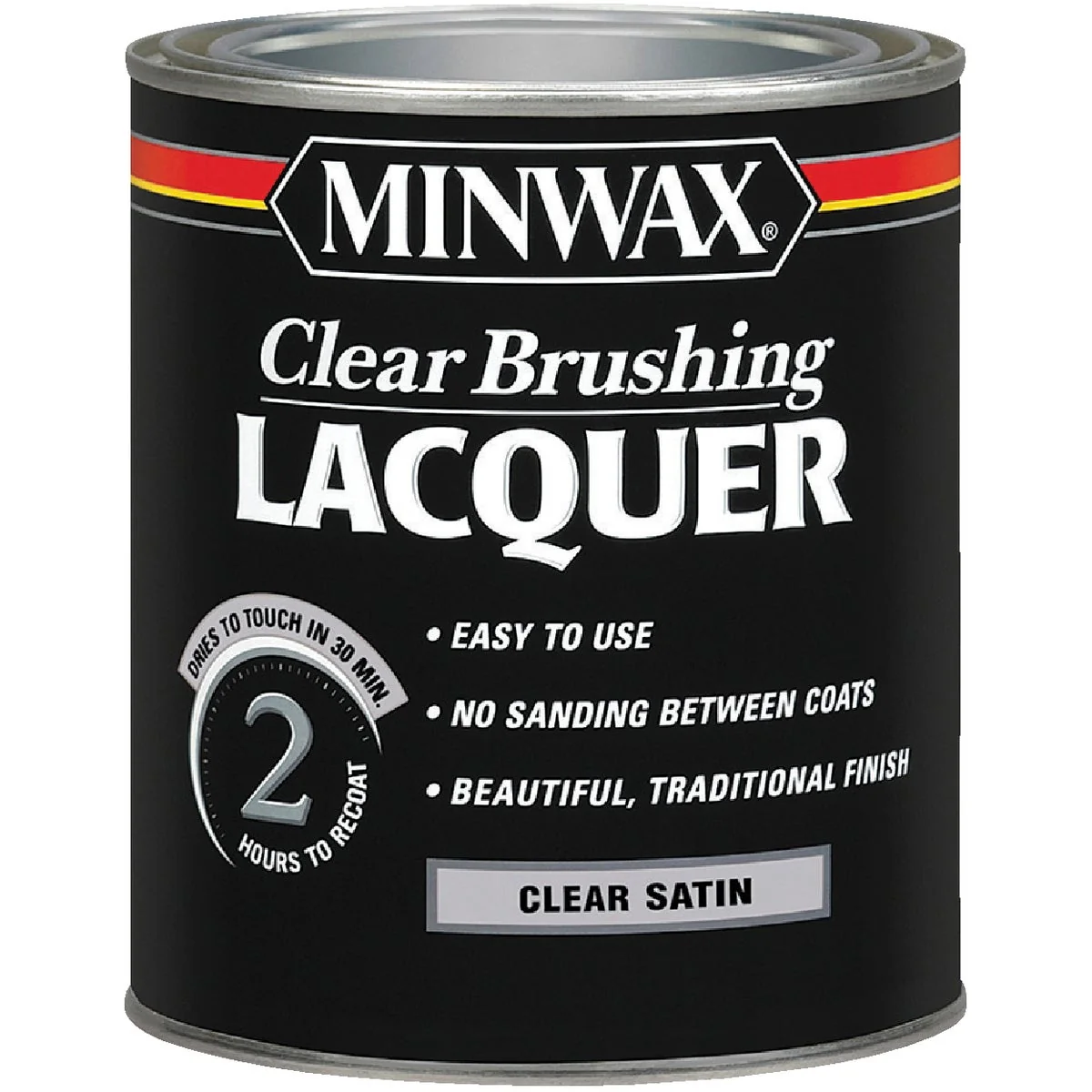 First-Class Minwax Satin Clear Brushing Lacquer 1 Qt. Modern