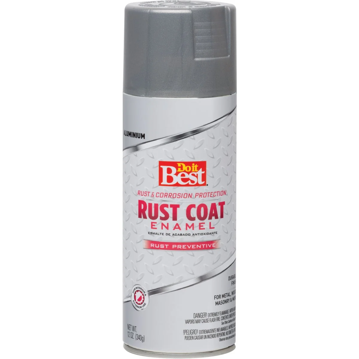 Outstanding Do it Rust Coat Gloss Aluminum 12 Oz. Anti-Rust Spray Paint Exceptional