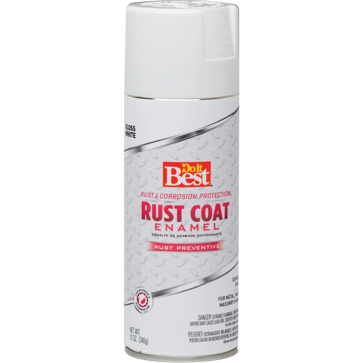 Comfortable Do it Rust Coat Enamel Gloss White 12 Oz. Anti-Rust Spray Paint Environmentally Friendly