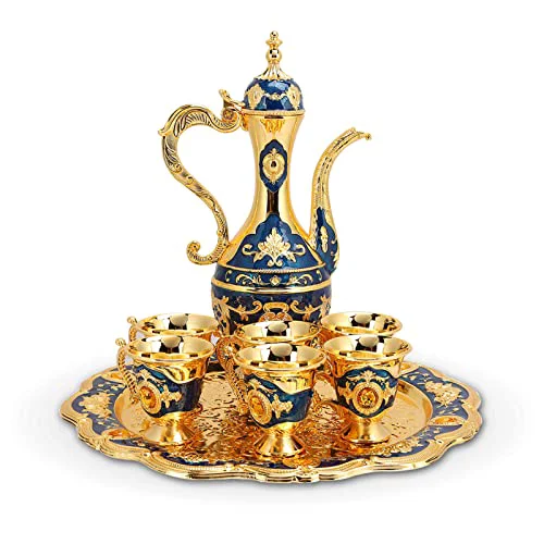 Luxury Tea Service Set with Tray and Cups Superior