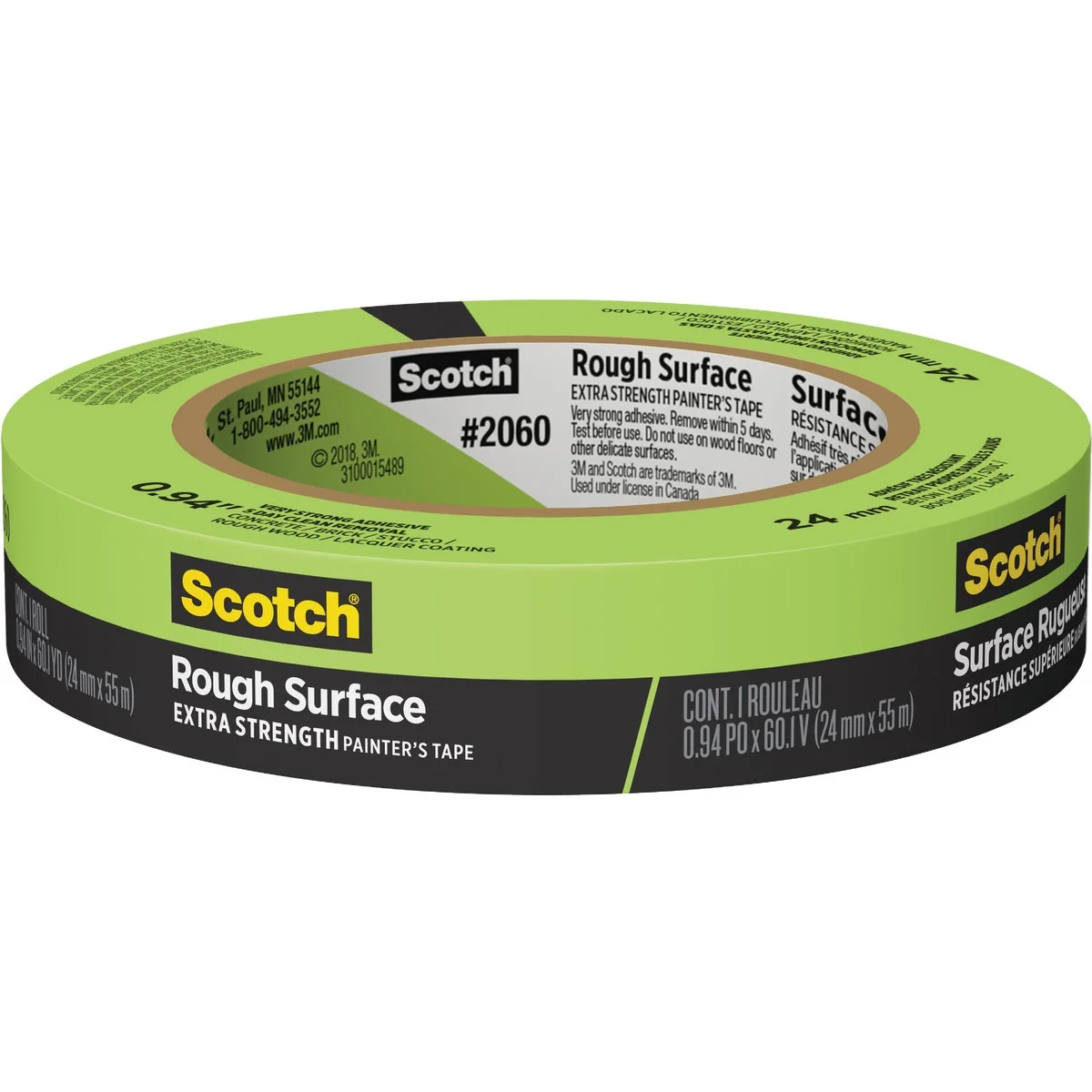 Recyclable 3M Scotch 0.94 In. x 60.1 Yd. Rough Surface Painter’s Tape Optimized
