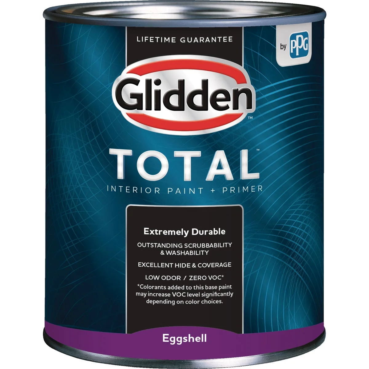 World-Class Glidden Total Interior Paint Primer Eggshell Ultra Deep Base Quart Responsible