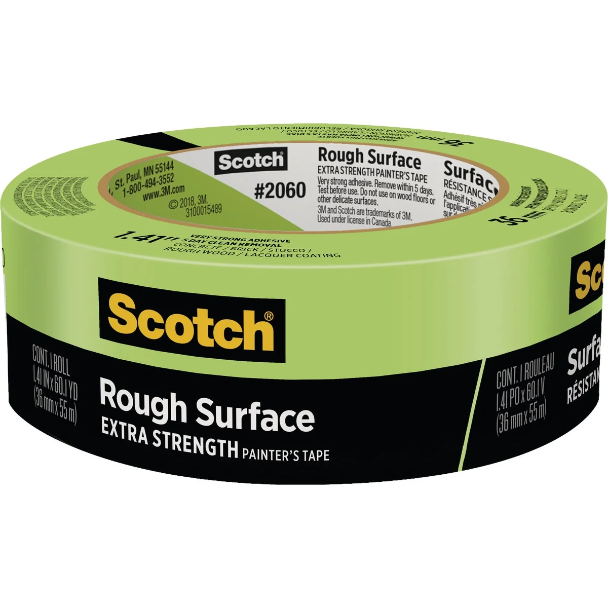 Traditional 3M Scotch 1.41 In. x 60.1 Yd. Rough Surface Painter’s Tape Versatile