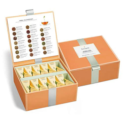 Soft Tea Sampler 40 Pyramid Infuser Bags 40 Count Premium