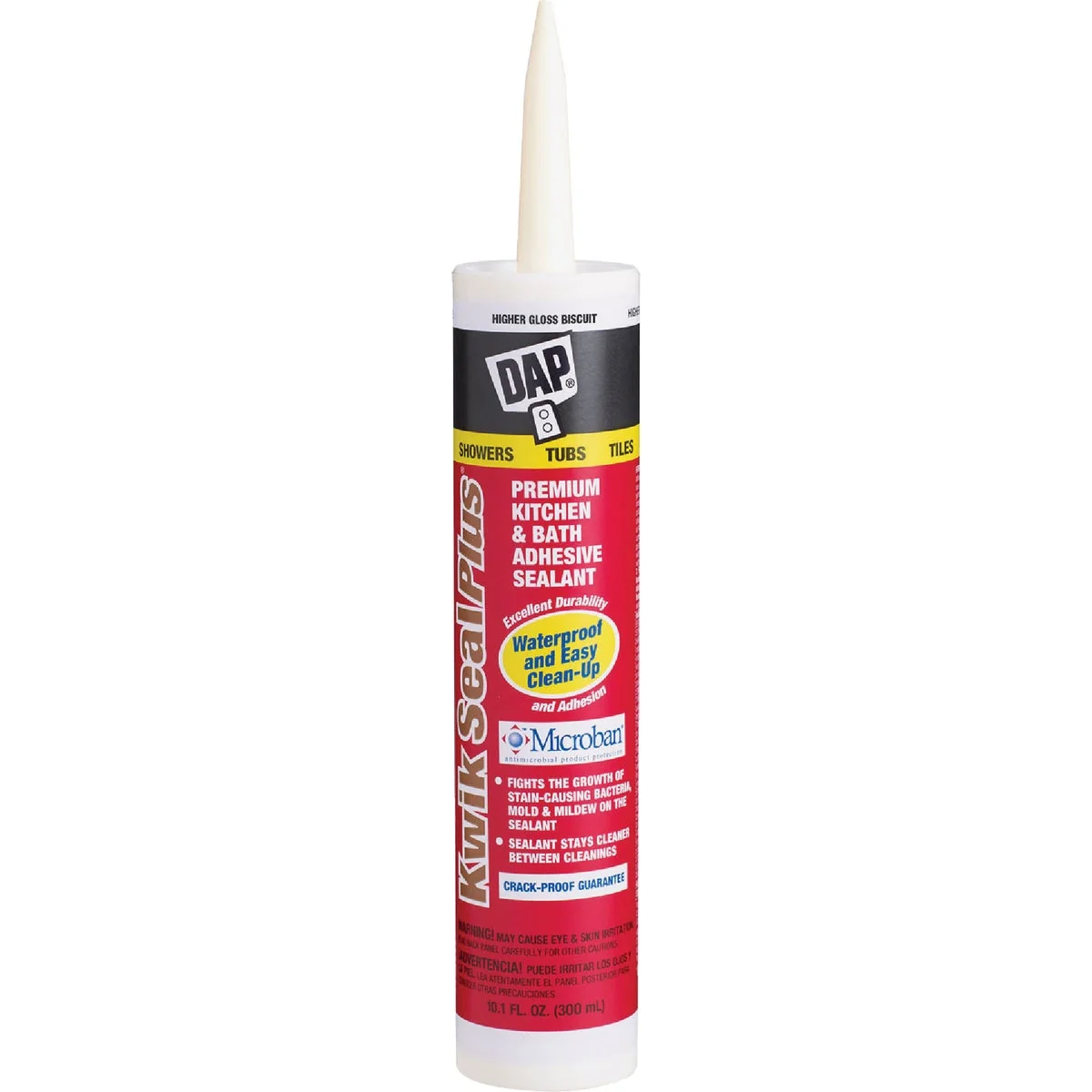 Responsible DAP Kwik Seal Plus 10.1 Oz. Biscuit Premium Kitchen Bath Adhesive Sealant Elegant