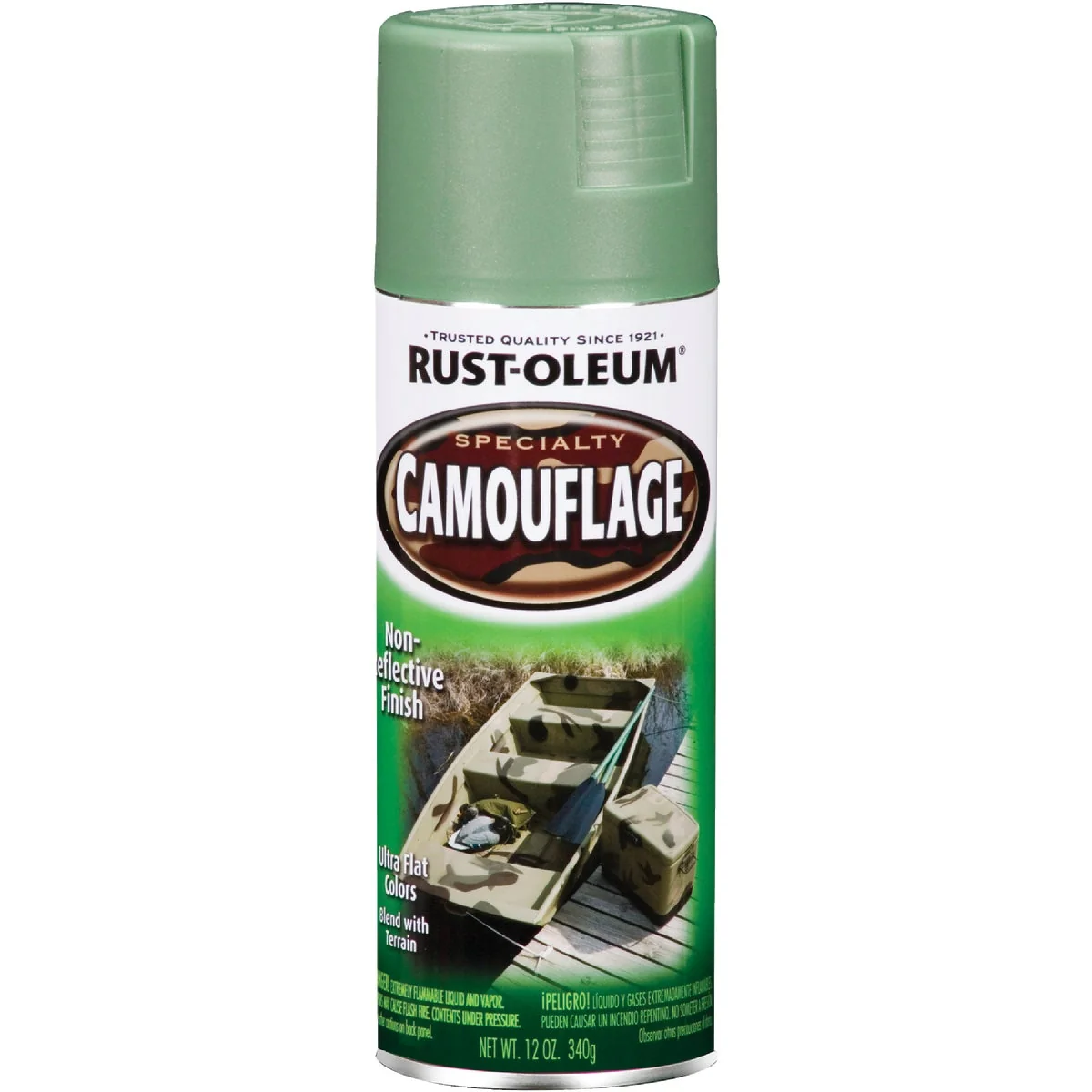 Luxury Rust-Oleum Camouflage 12 Oz. Flat Spray Paint Army Green Expertly Made
