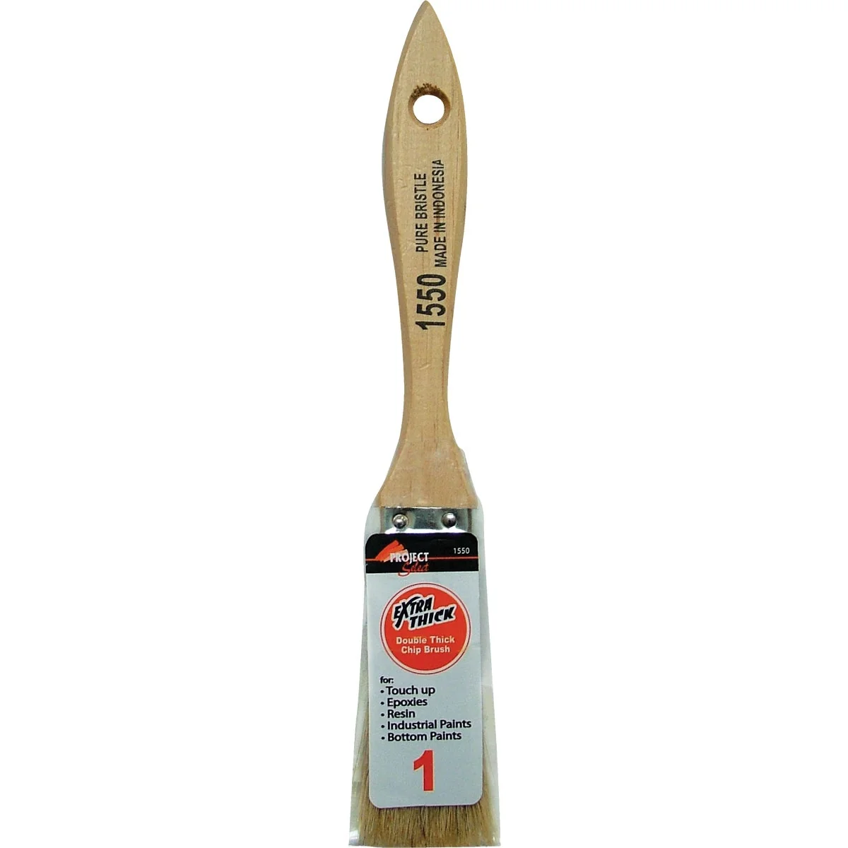 Authentic Project Select 1 In. Double Thick Chip Paint Brush Organic