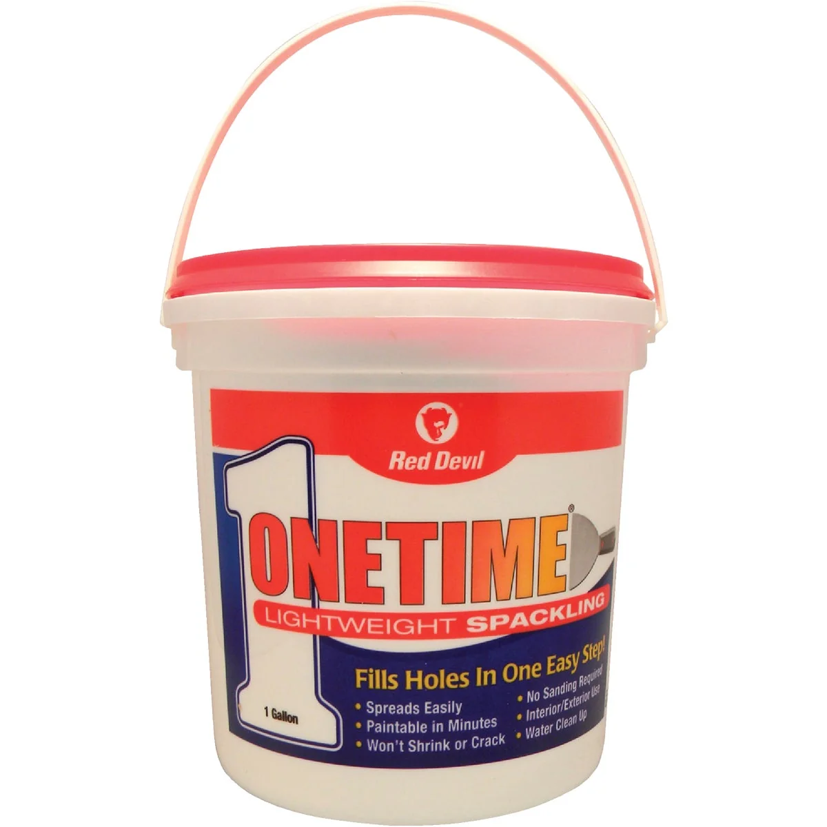 Original Design Red Devil Onetime 1 Gal. Lightweight Acrylic Spackling Compound Fine