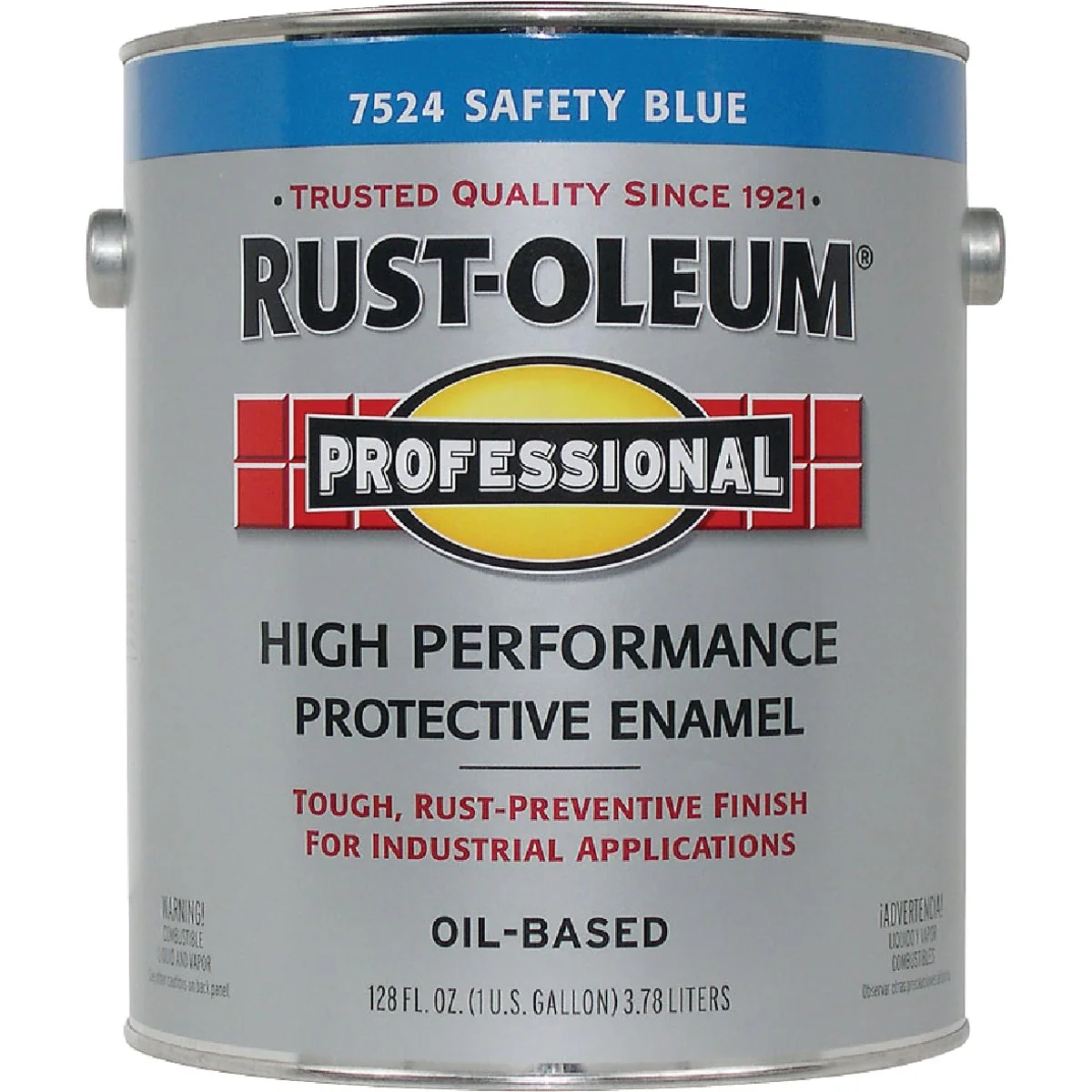 Breathable Rust-Oleum Professional Industrial Enamel Safety Blue 1 Gal. Relaxed