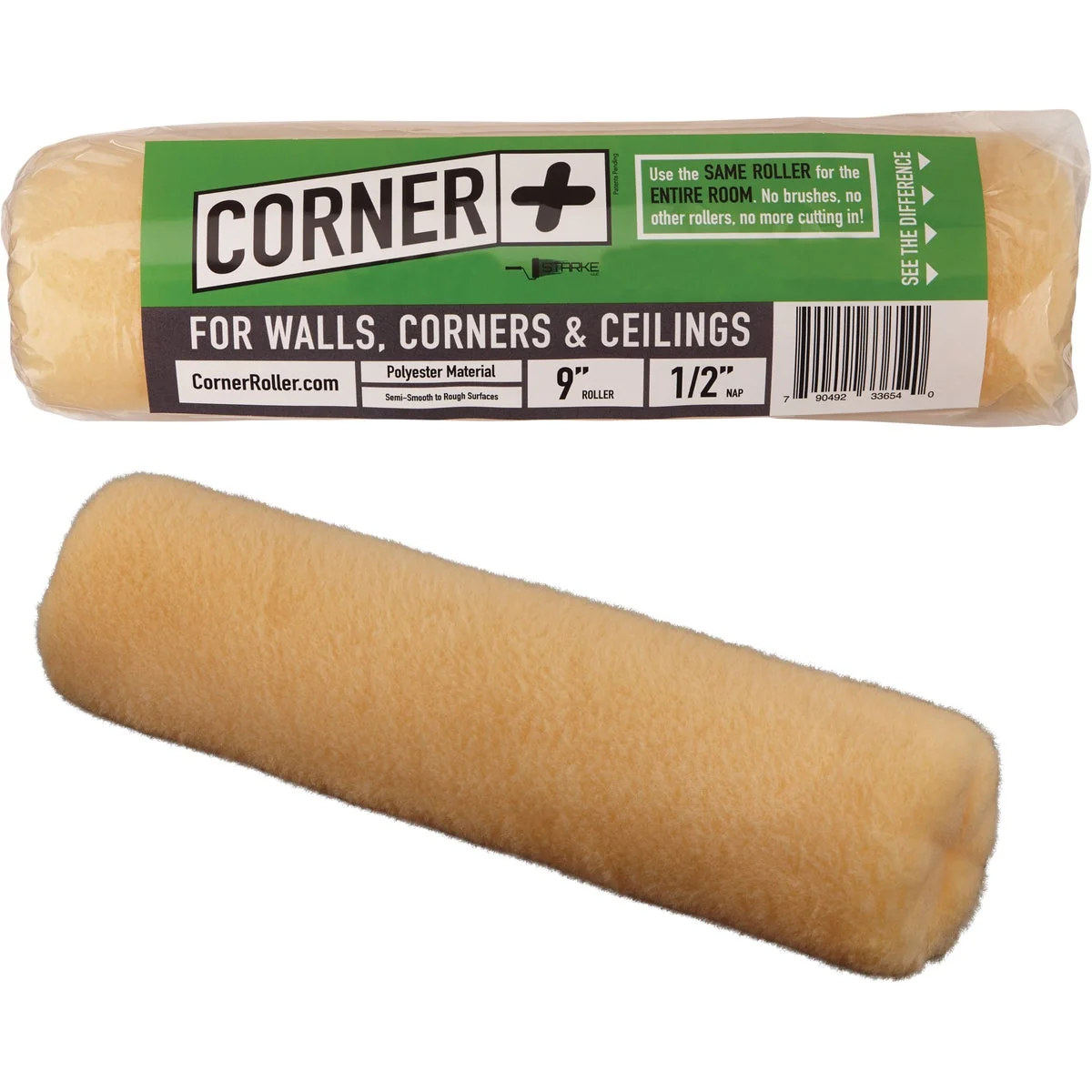 Superior Corner Roller 9 In. x 1 2 In. Knit Paint Roller Cover Exceptional
