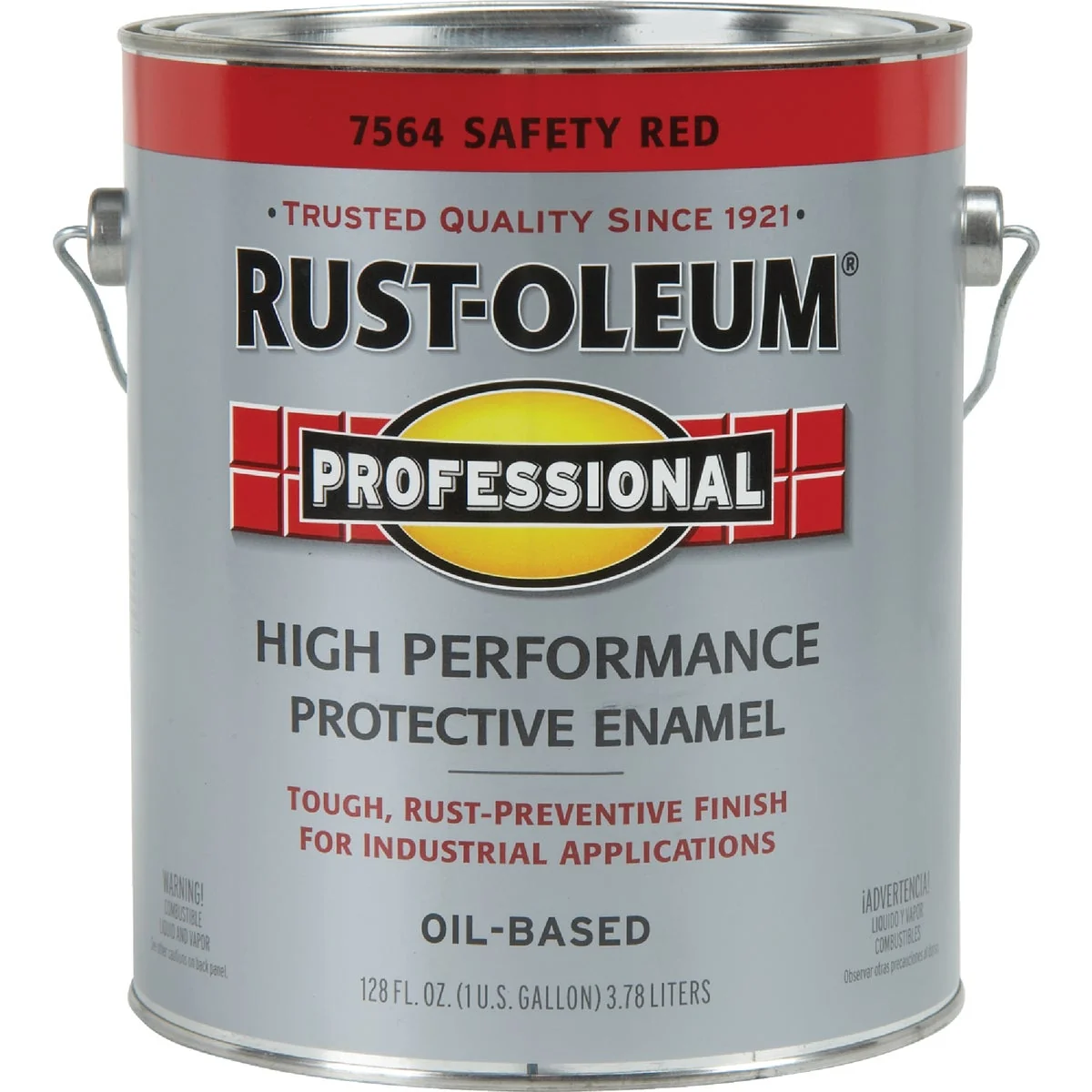 Fine Rust-Oleum Professional Industrial Enamel Safety Red 1 Gal. Environmentally Friendly