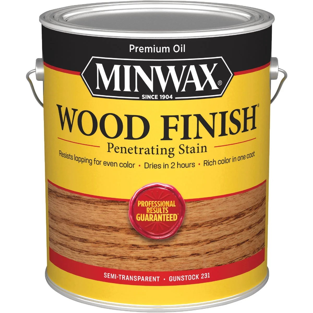 High-Grade Minwax Wood Finish Penetrating Stain Gunstock 1 Gal. Artisan