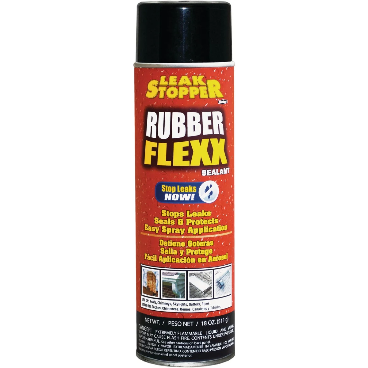 Sustainable Black Jack Leak Stopper 18 Oz. Black Rubber Flexx Spray Sealant Quality