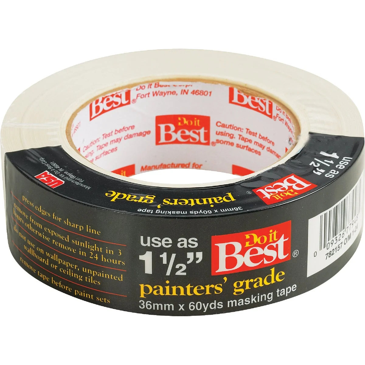 Organic Do it 1.41 In. x 60 Yd. Painters Grade Masking Tape Convenient