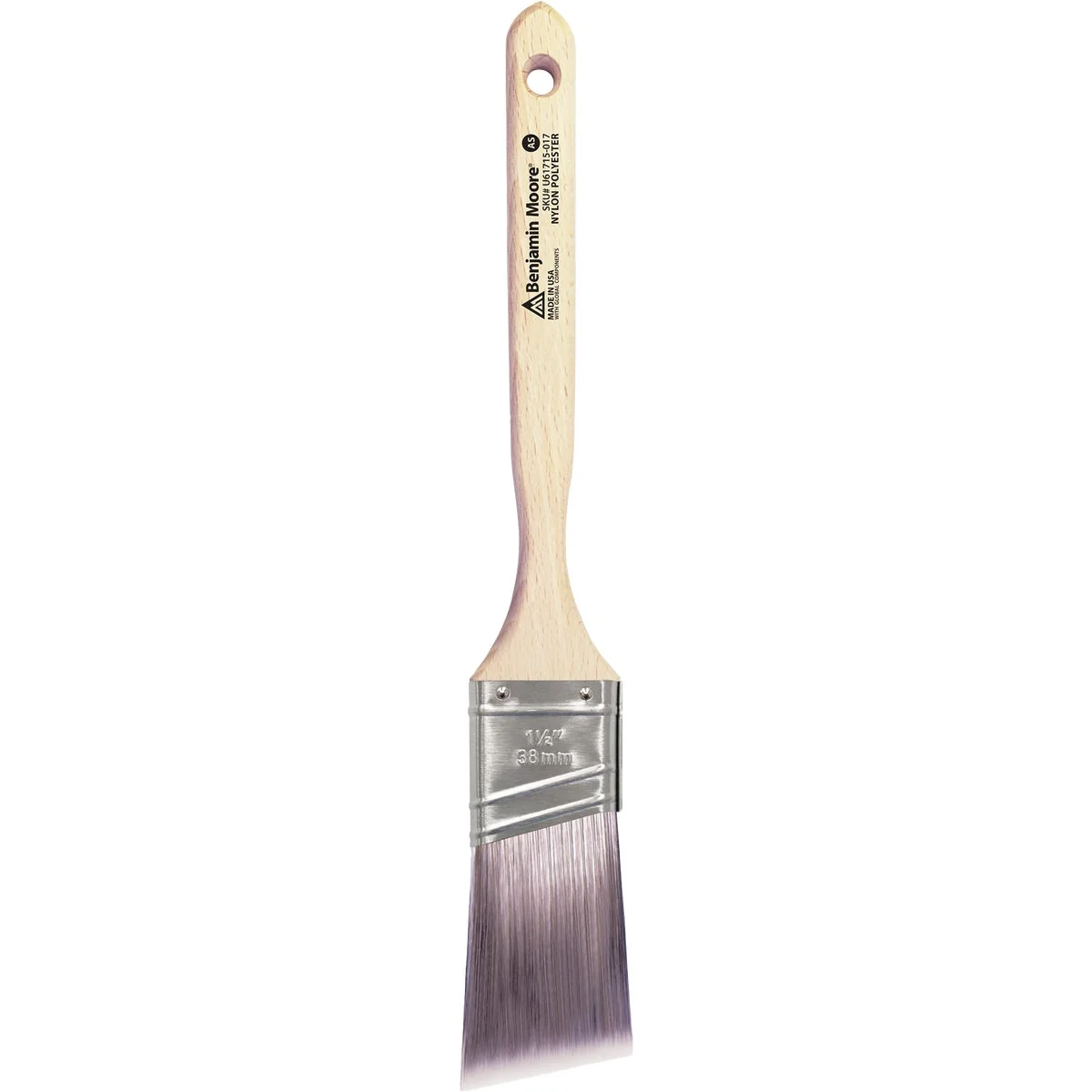 Expertly Made Benjamin Moore 1.5 In. Firm Nylon Poly Angle Sash Brush Contemporary