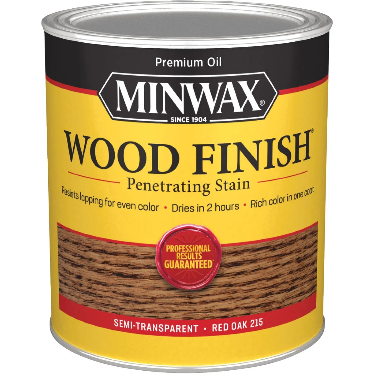 Original Minwax Wood Finish Penetrating Stain Red Oak 1 Qt. Fine