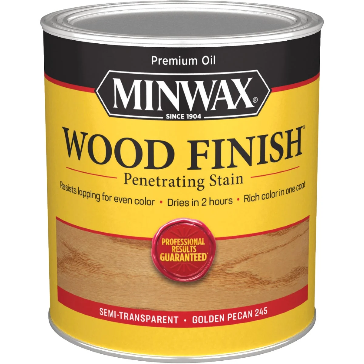Functional Minwax Wood Finish Penetrating Stain Golden Pecan 1 Qt. Elegant