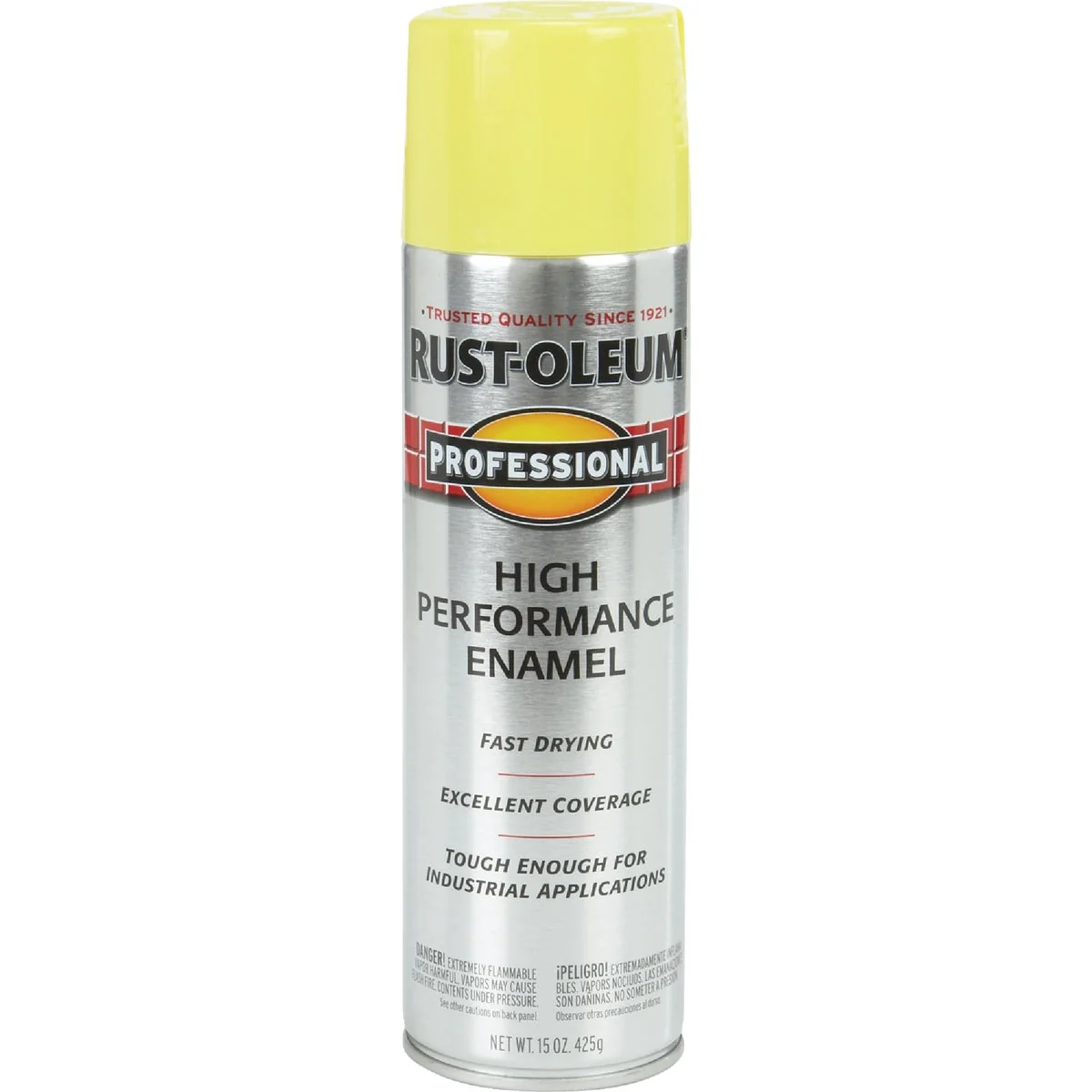 Effective Rust-Oleum Professional 15 Oz. Gloss Industrial Enamel Spray Paint Safety Yellow Elegant