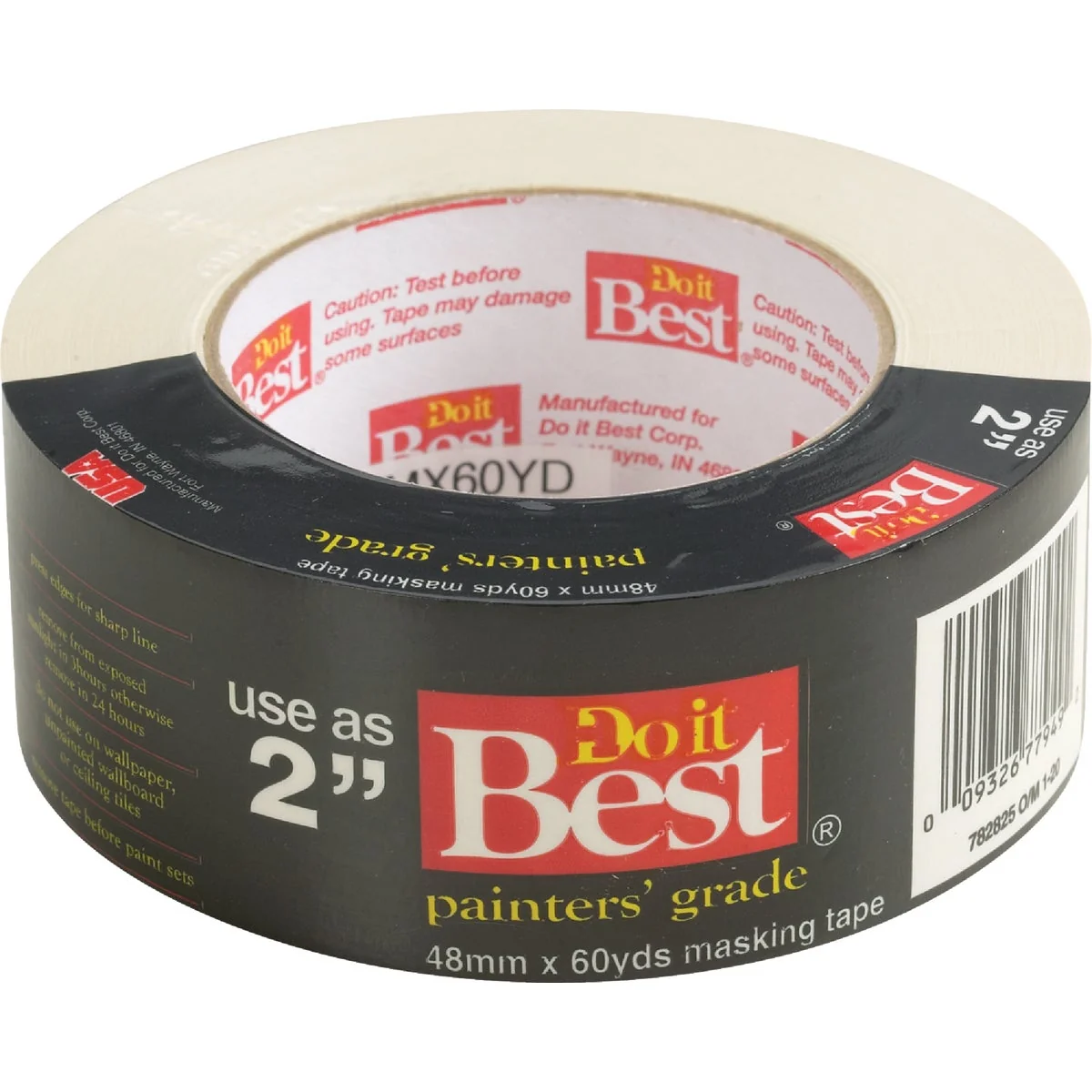 Organic Do it 1.88 In. x 60 Yd. Painters Grade Masking Tape Functional