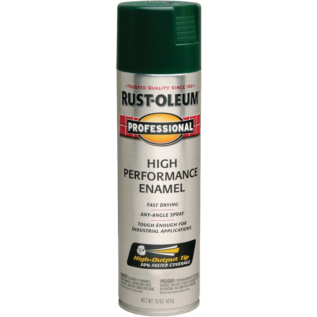 Flexible Rust-Oleum Professional Fast Dry 15 Oz. Gloss High Performance Enamel Spray Paint Hunter Green Genuine