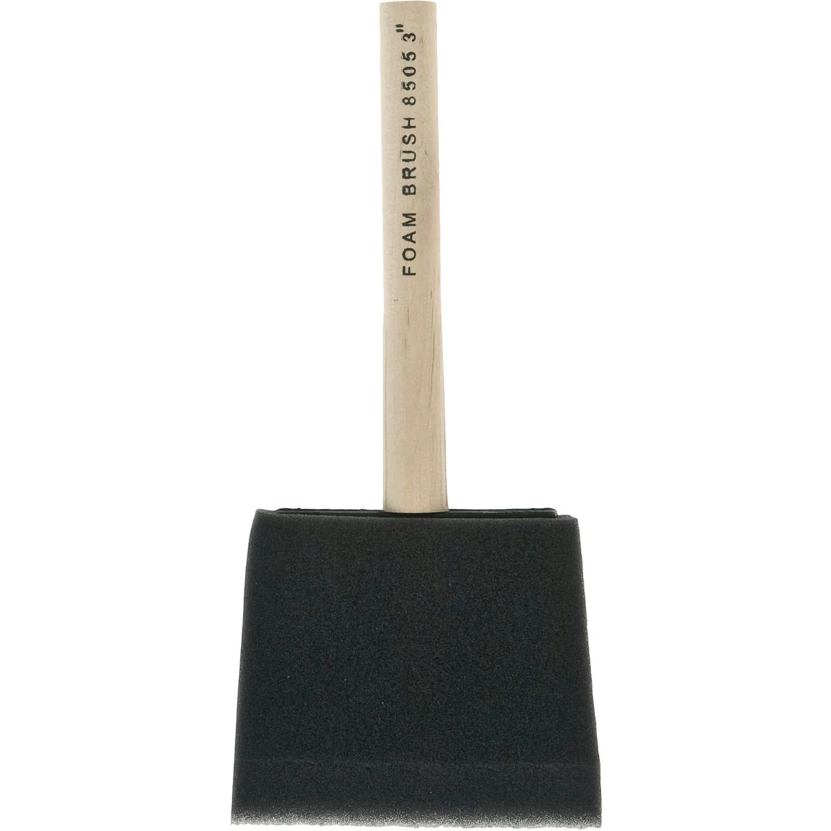Refined Linzer Project Select 3 In. High Density Closed Cell Foam Brush with Wood Peg Handle Quality