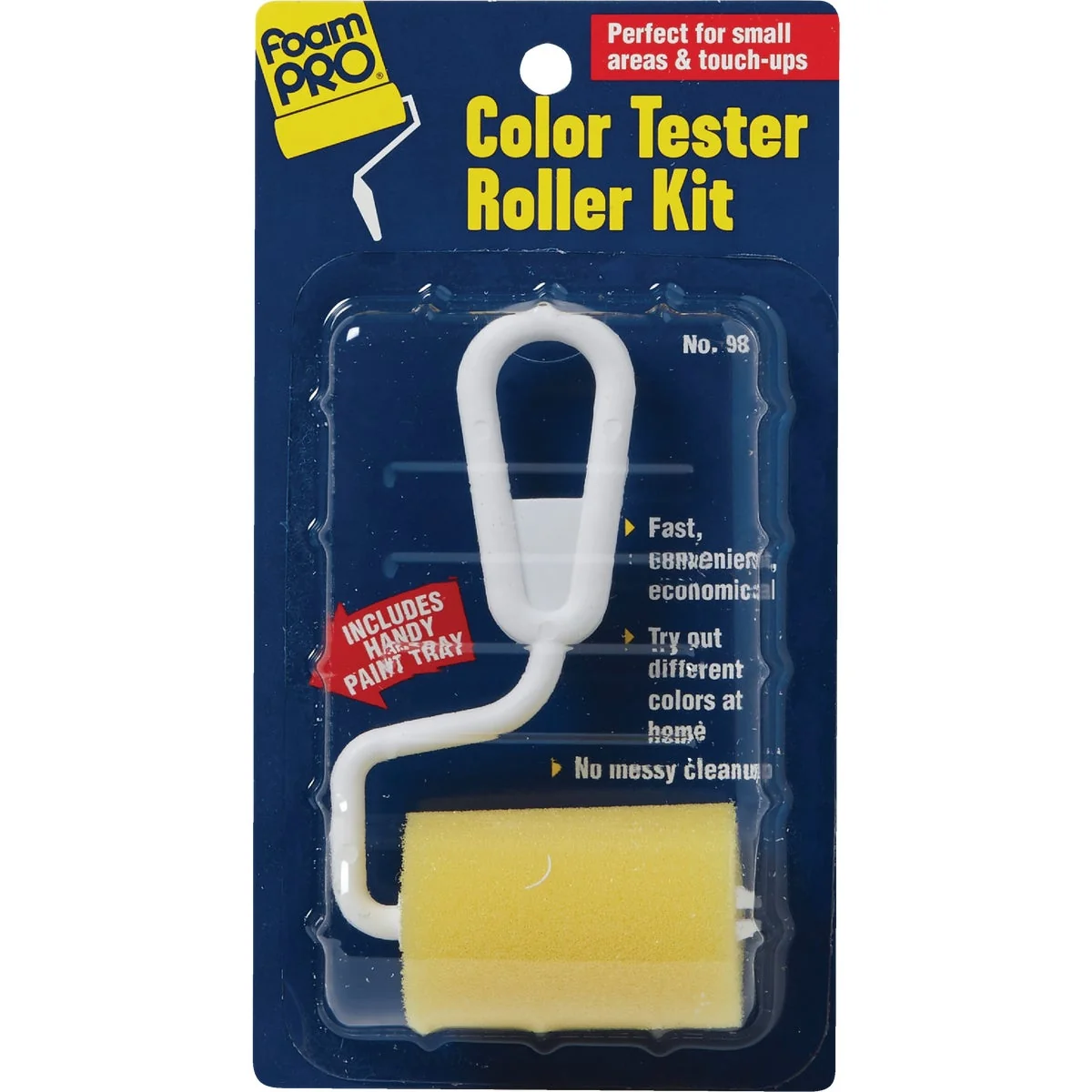Green FoamPro Color Tester 3 In. x 5 In. Foam Roller Cover Frame Healthy