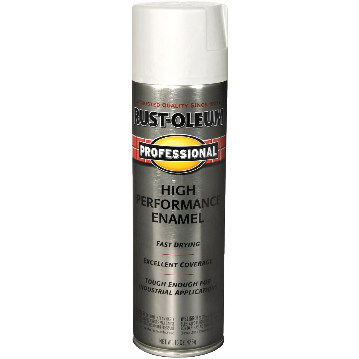 World-Class Rust-Oleum Professional Fast Dry 15 Oz. Gloss High Performance Enamel Spray Paint White Organic