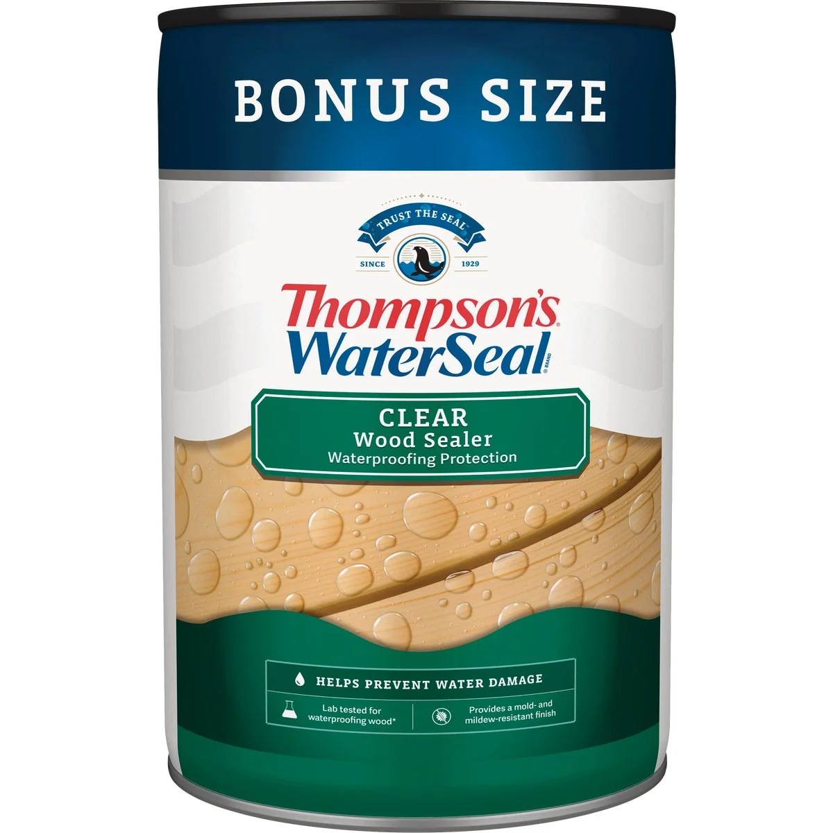 Trusted Thompsons WaterSeal Waterproofing VOC Compliant Wood Protector Clear 6 Gal. Pure