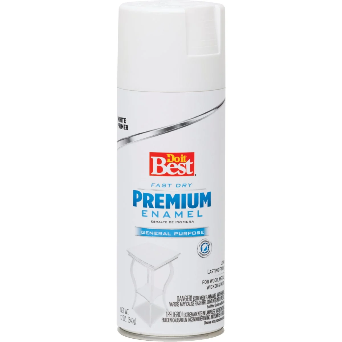 Outstanding Do it Premium Enamel White 12 Oz. All-Purpose Spray Paint Primer World-Class