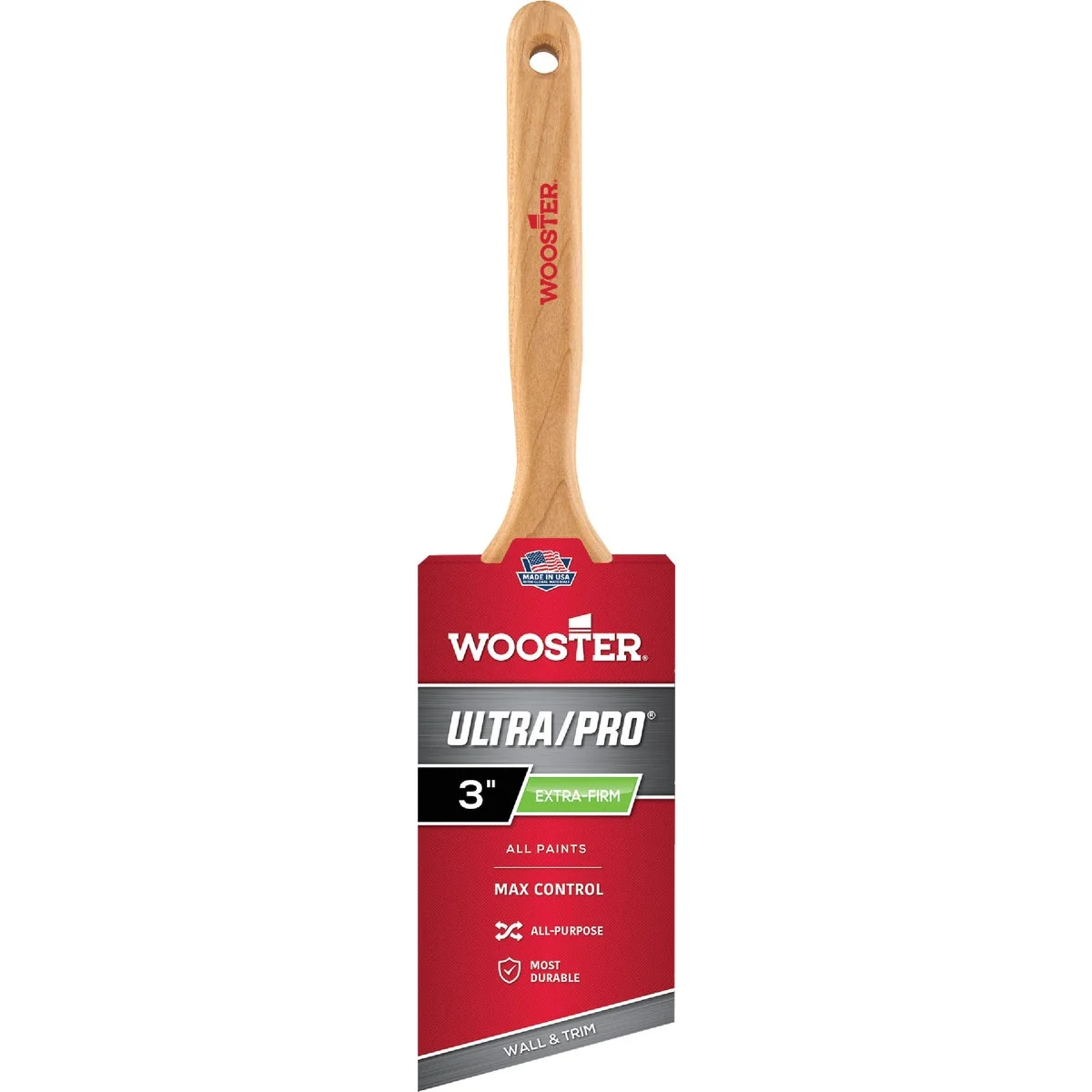 Contemporary Wooster Ultra Pro Extra-Firm 3 In. Angle Sash Paint Brush Fine Crafted