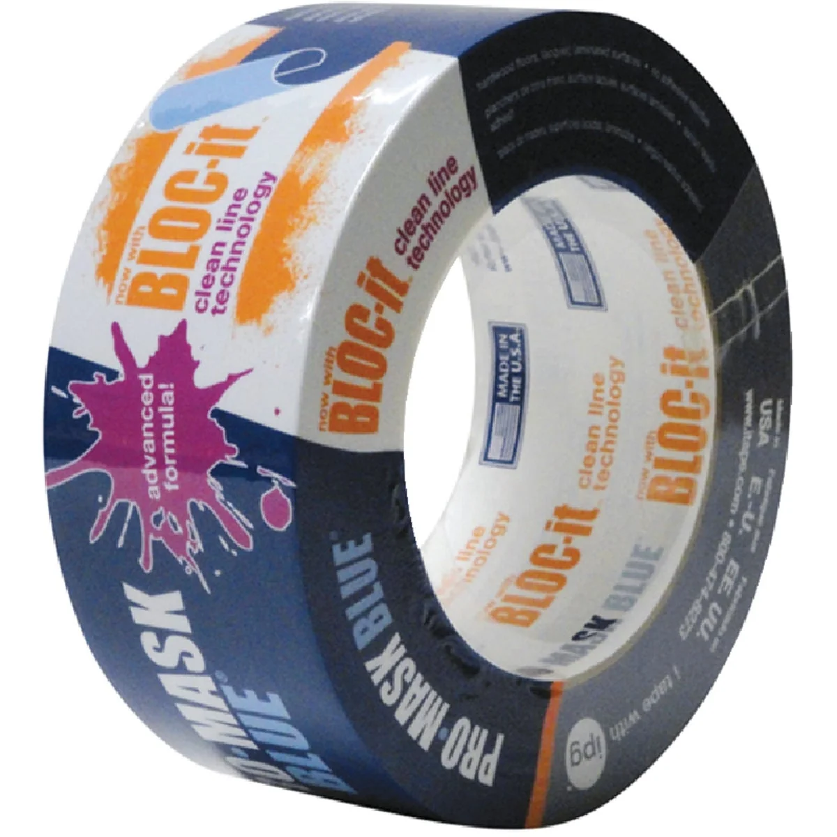 Traditional IPG ProMask Blue 1.88 In. x 60 Yd. Bloc-It Masking Tape Safe
