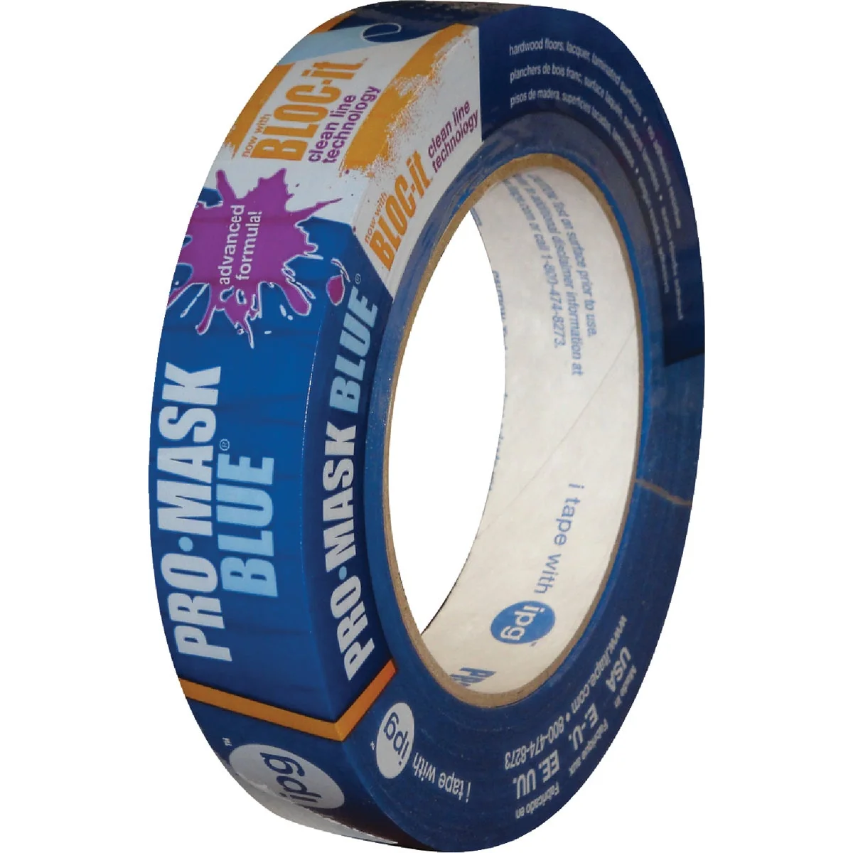 Premium IPG ProMask Blue 0.94 In. x 60 Yd. Bloc-It Masking Tape World-Class