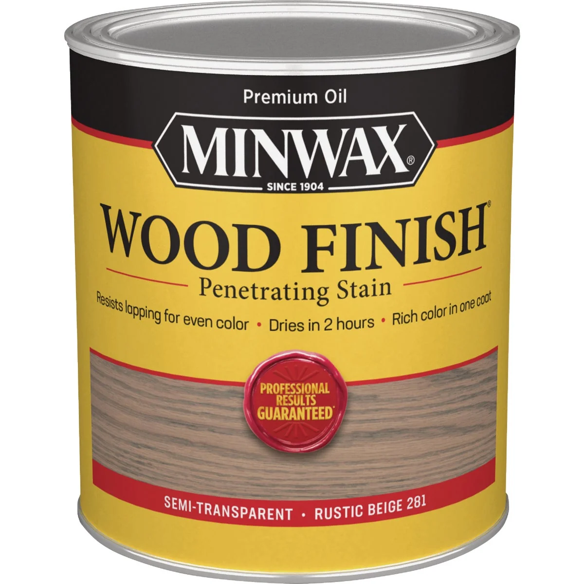 Eco-Friendly Minwax Penetrating Stain Wood Finish Rustic Beige 1 Qt. Authentic