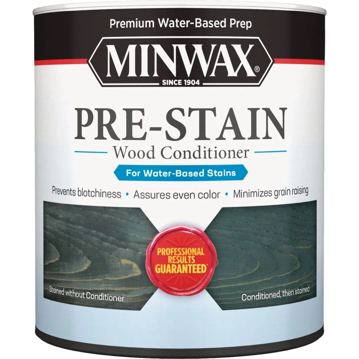 Powerful Minwax 1 Qt. Water-Based Pre-Stain Wood Conditioner Durable