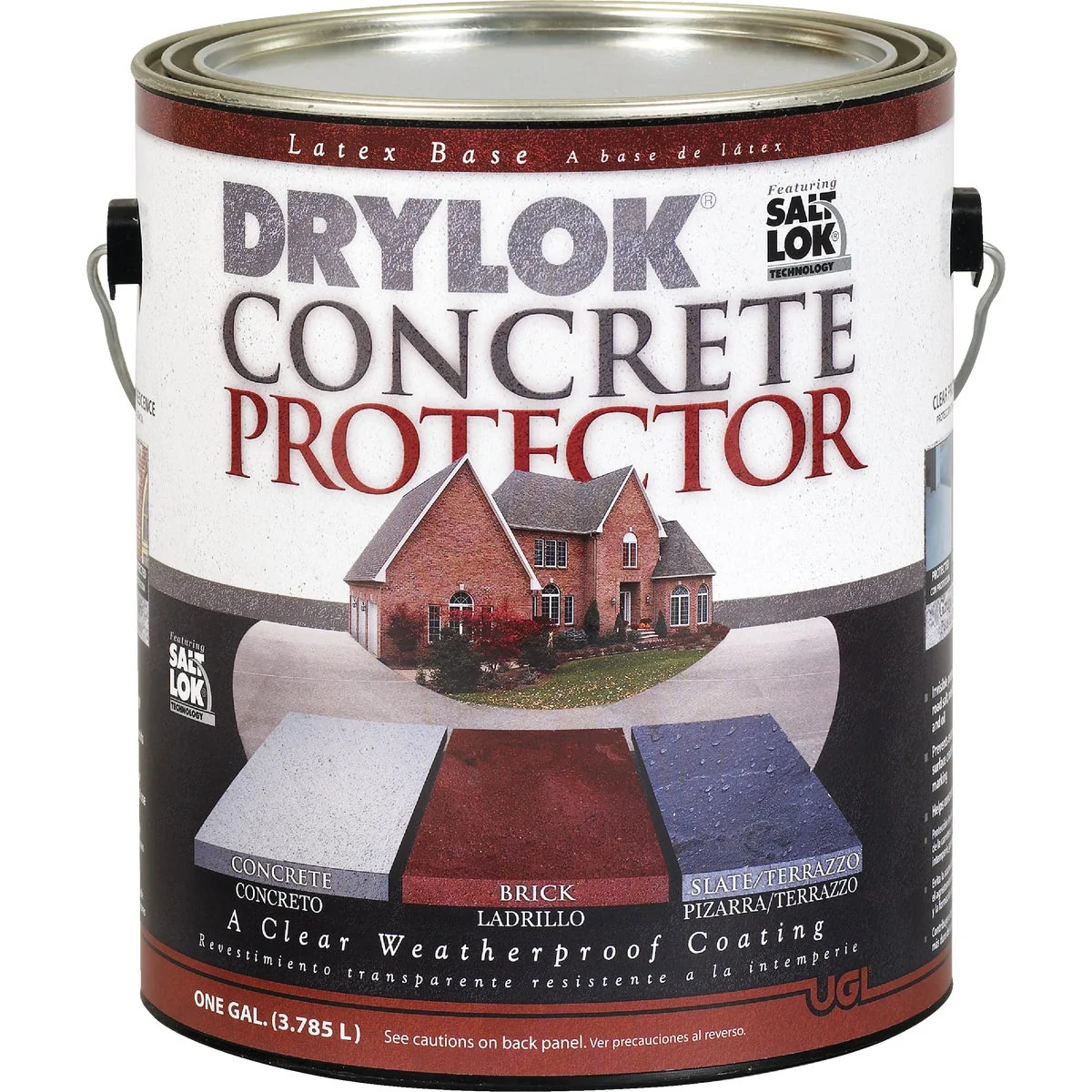 Clean Drylok Clear Concrete Sealer Protector 1 Gal. Elite