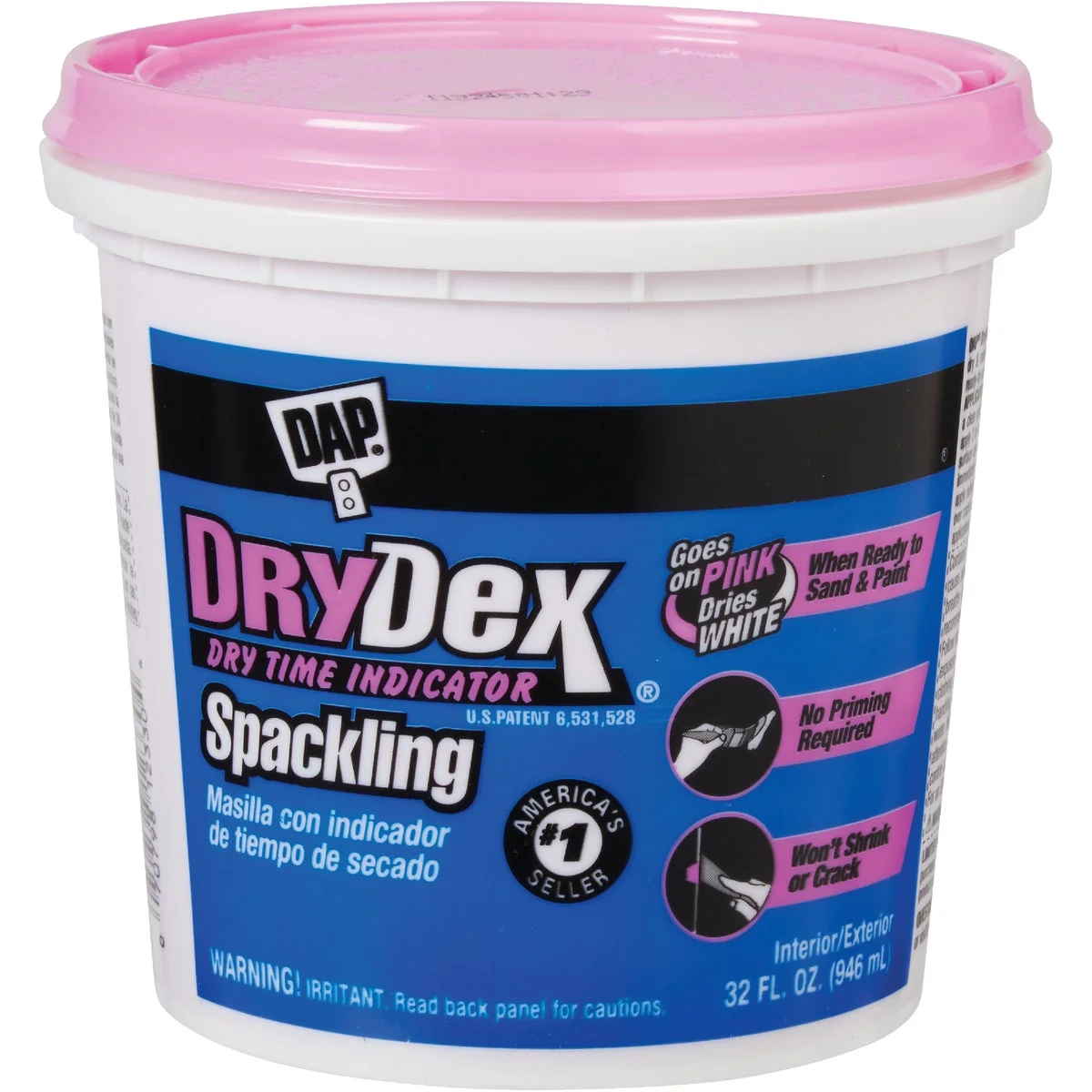 Premium Material DAP Drydex 32 Oz. General Purpose Acrylic Spackling Luxury