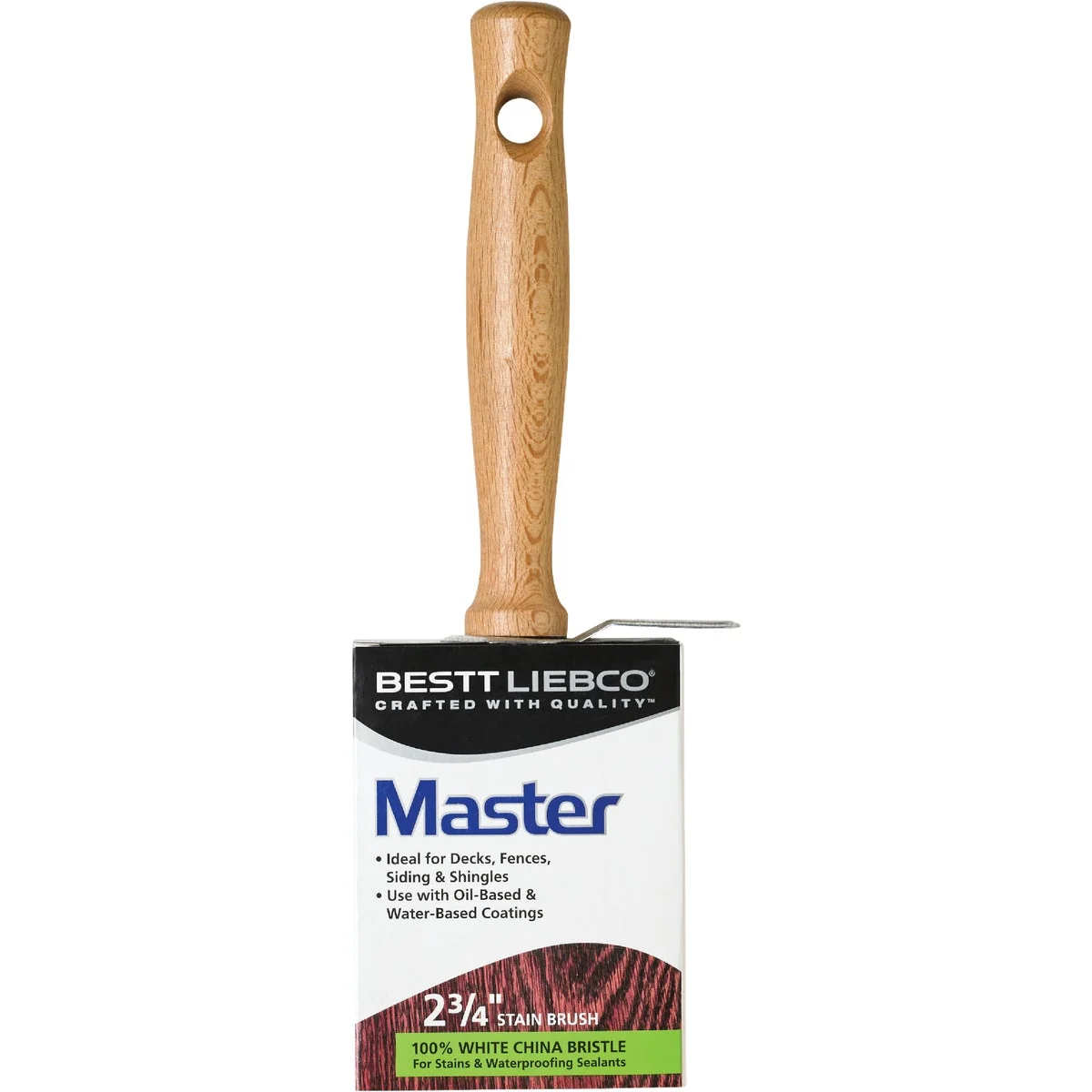 Easy-to-Use t Liebco t Stainer 2-3 4 In. Tapered Stain Brush Official