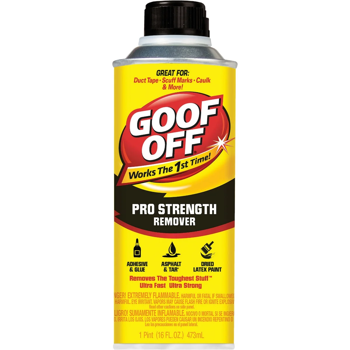 Modern Goof Off 16 Oz. Bottle Pro Strength Dried Paint Remover Functional