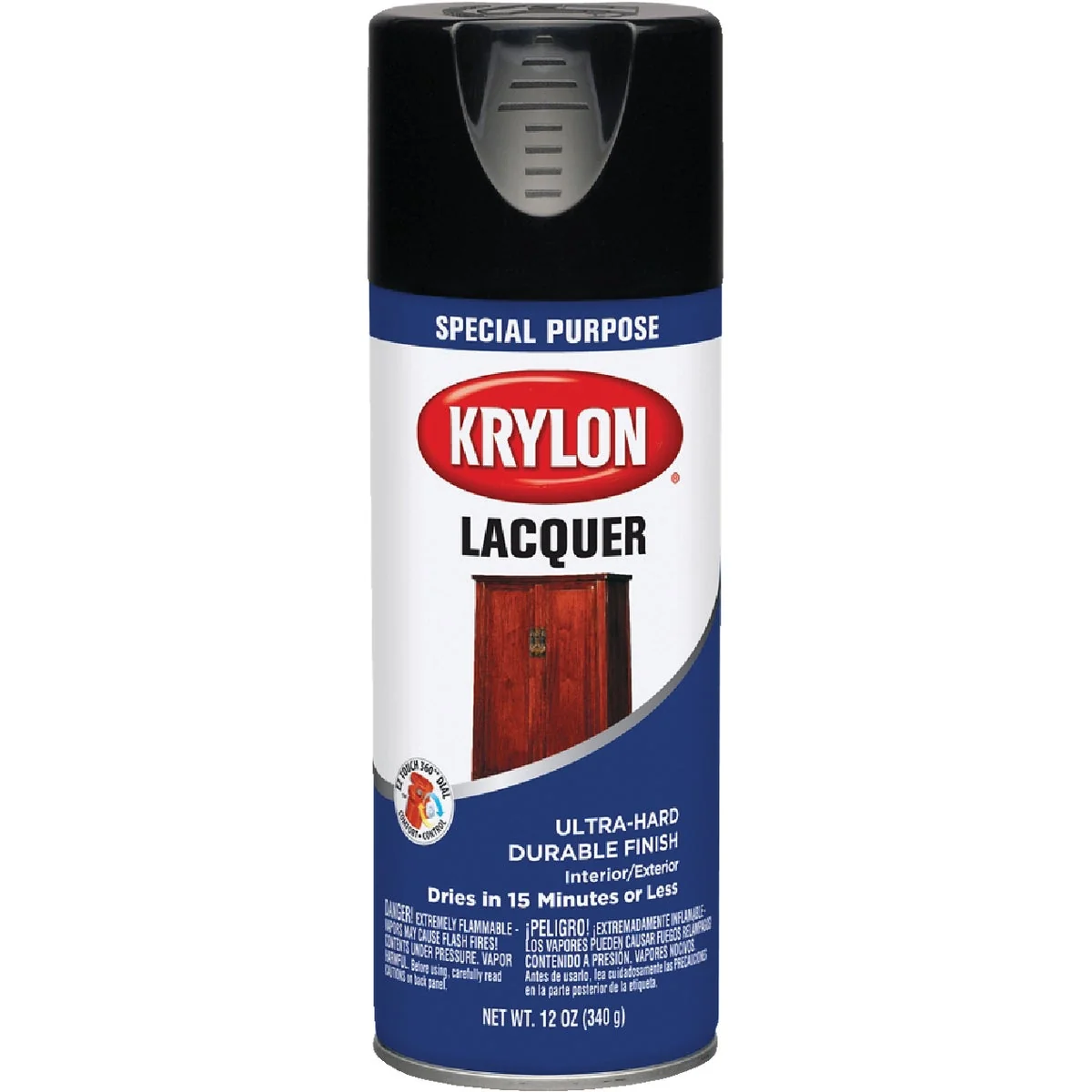 Innovative Krylon 12 Oz. Black Spray Lacquer Luxury