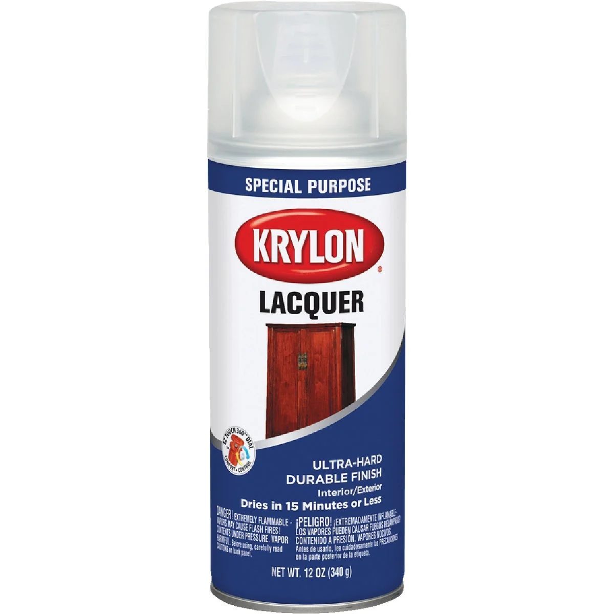 Top-Quality Krylon 12 Oz. Clear Spray Lacquer Eco-Friendly