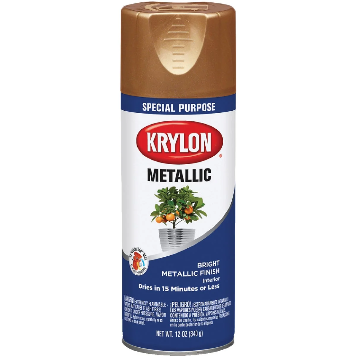 Long-Lasting Krylon Metallic 12 Oz. Gloss Spray Paint Copper Comfortable