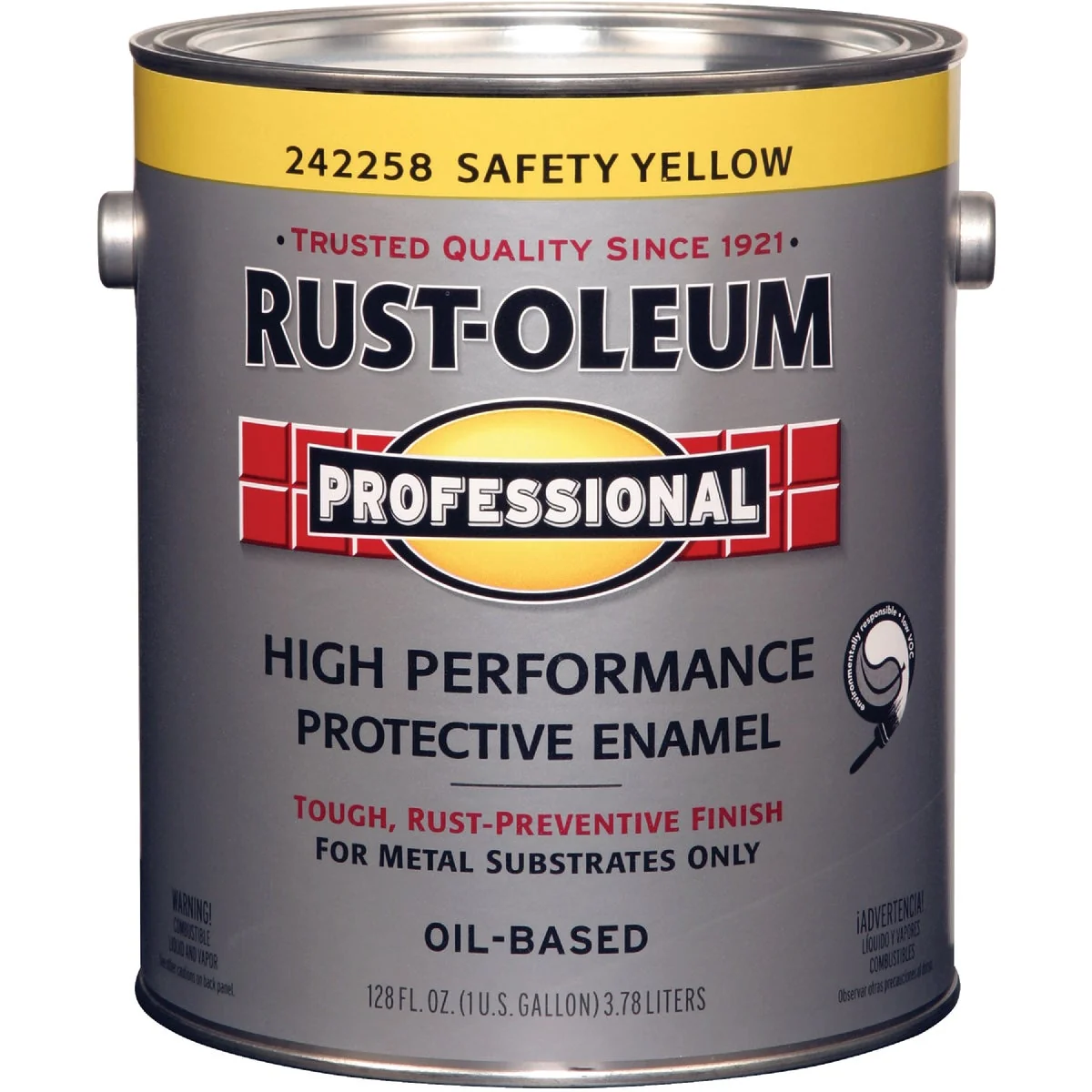High-Quality Rust-Oleum Gloss VOC for SCAQMD Professional Enamel Yellow 1 Gal. World-Class
