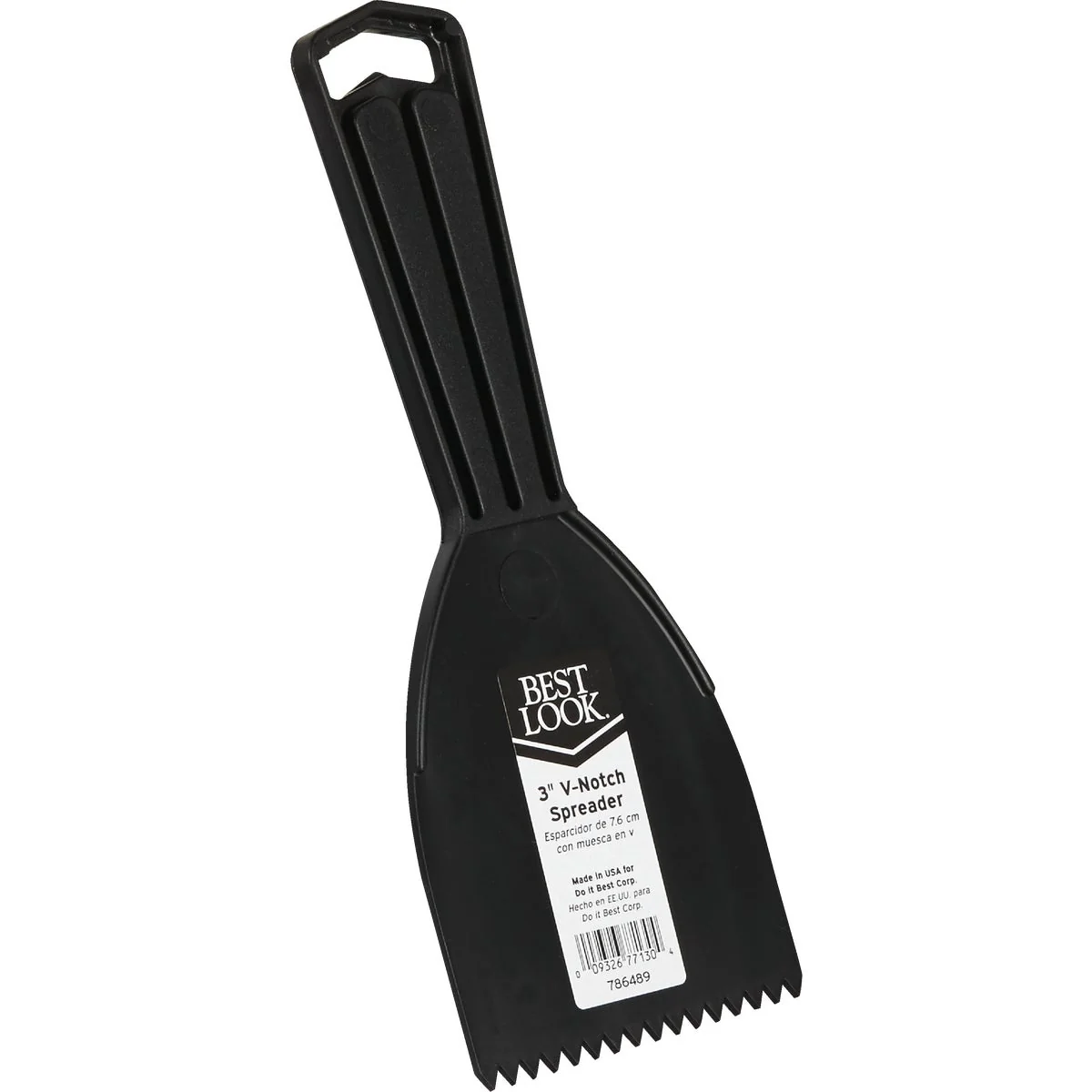 Dependable Look 3 In. V-Notch Plastic Adhesive Spreader Healthy