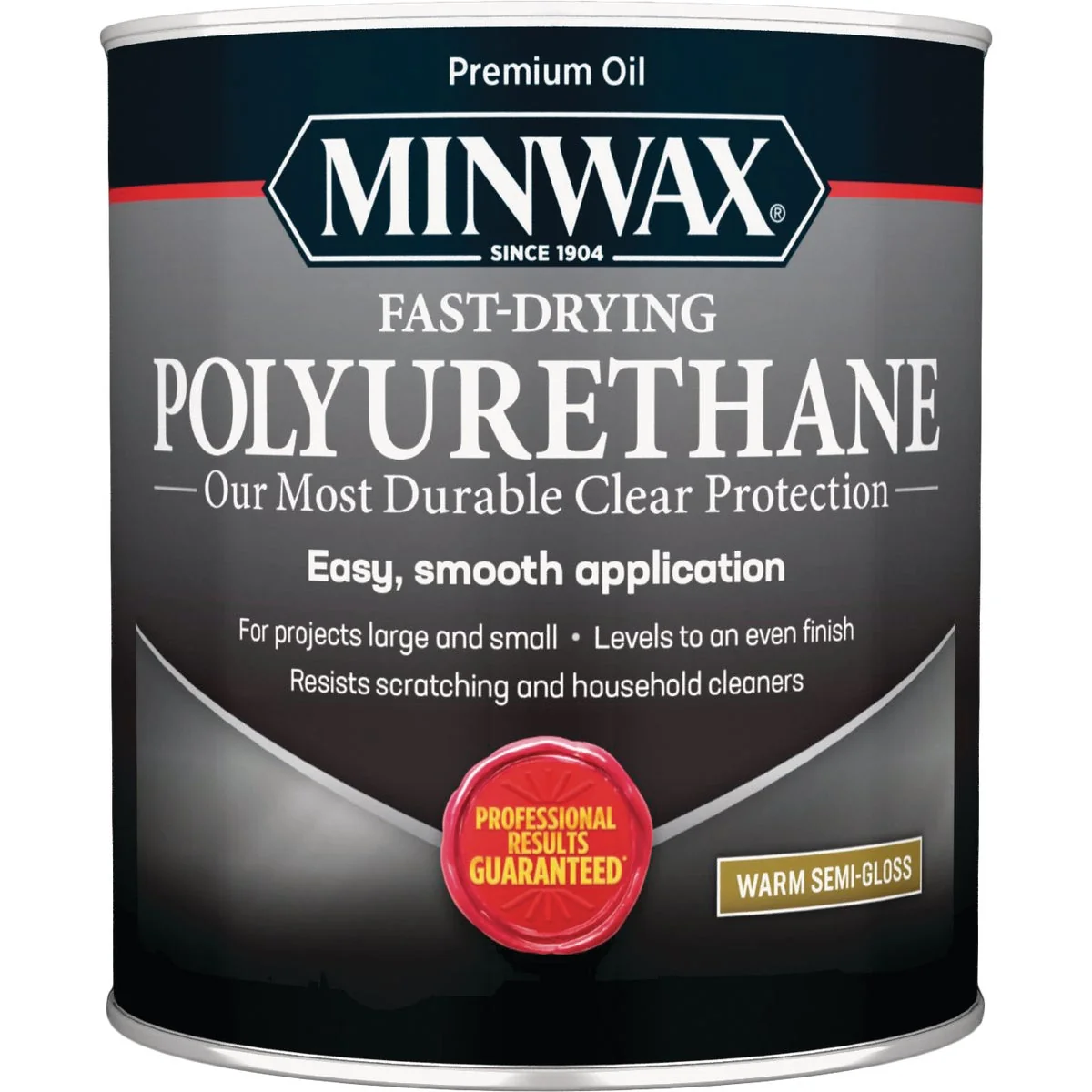 Convenient Minwax Semi-Gloss Fast-Drying Interior Polyurethane 1 Qt. Effective