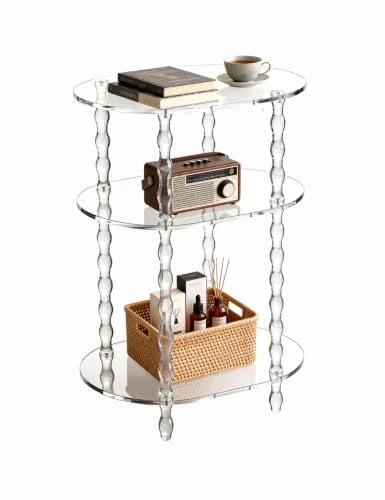 Artisan Acrylic Side Table Sophisticated
