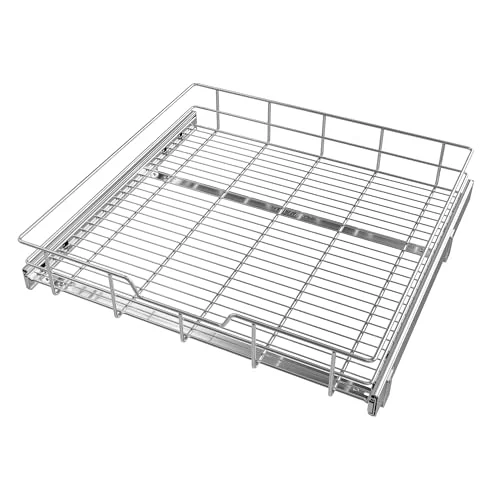 Clean Pull Out Cabinet Organizer 24 W X 22 D Crafted