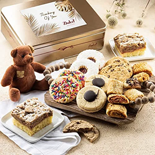 Elite Thinking Of You Gift Basket Thinking of You Food Gifts Gourmet Cookies Gift Baskets for Women Fashionable