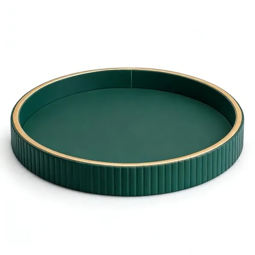 Reliable Leather Tray Desktop Storage Organizer Prestigious