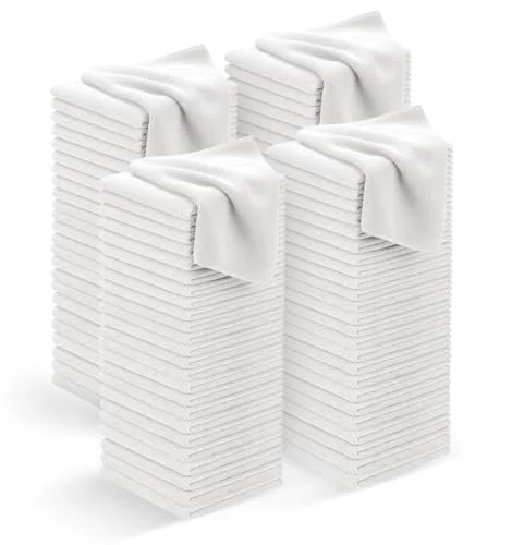 Exclusive Microfiber Cleaning Cloths 100 Count Recyclable