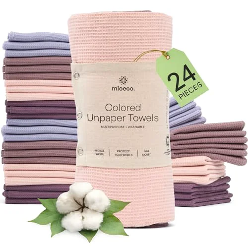 Comfortable 24 Pack Reusable Kitchen Paper Towels 24 Count World-Class